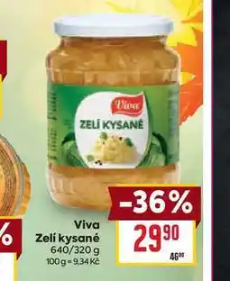 Billa Viva Zeli kysané 640/320 g nabídka