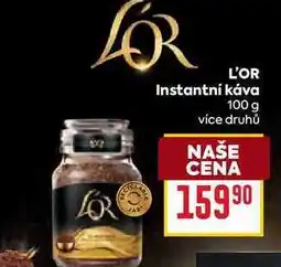 Billa L'OR Instantní káva 100 g nabídka