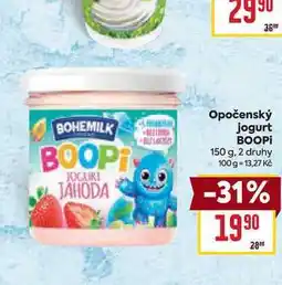 Billa Opočenský jogurt BOOPI 150 g nabídka
