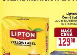 Billa Lipton Černý čaj 200 g nabídka