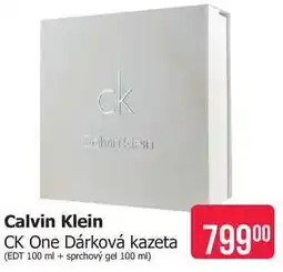 Teta Calvin Klein CK One Dárková kazeta (EDT 100 ml + sprchový gel 100 ml) nabídka