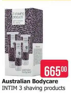 Teta Australian Bodycare INTIM 3 shaving products nabídka
