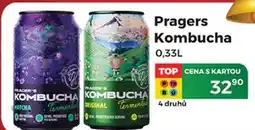 Tamda Foods Pragers Kombucha 0,33 l nabídka