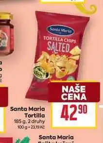 Billa Santa Maria Tortilla 185 g nabídka