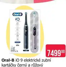 Teta Oral-B iO 9 elektrické zubní kartáčky černý a růžový nabídka