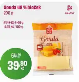 BonVeno Gouda 48 % bloček 200 g nabídka