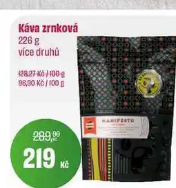 BonVeno Káva zrnková 226 g nabídka