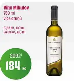 BonVeno Víno Mikulov 750 ml nabídka