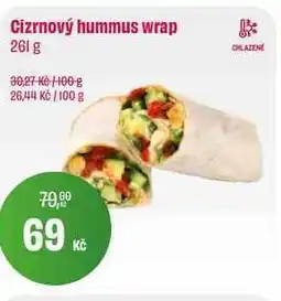 BonVeno Cizrnový hummus wrap 261 g nabídka