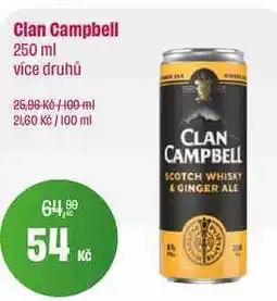 BonVeno Clan Campbell 250 ml více druhů nabídka