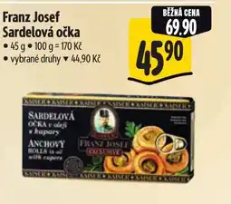 Albert Franz Josef Sardelová očka nabídka