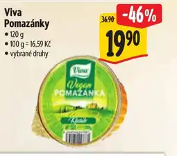Albert Viva Pomazánky nabídka