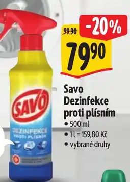 Albert SAVO Dezinfekce proti plísním nabídka
