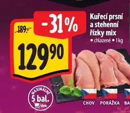 Albert Kuřecí prsní a stehenní řízky mix nabídka