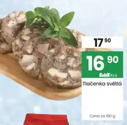 Kubík potraviny Tlačenka světlá nabídka