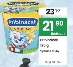 Kubík potraviny Pribináček nabídka