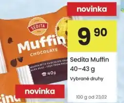 Kubík potraviny SEDITA Muffin nabídka