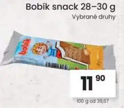 Kubík potraviny Bobík snack nabídka
