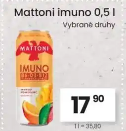 Kubík potraviny Mattoni imuno nabídka