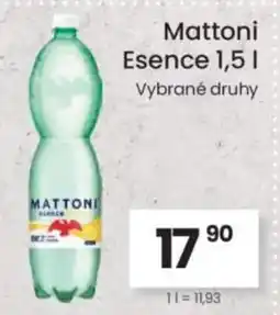 Kubík potraviny Mattoni Esence nabídka