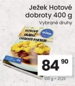 Kubík potraviny Ježek Hotové dobroty nabídka