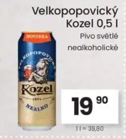 Kubík potraviny Velkopopovický Kozel nabídka