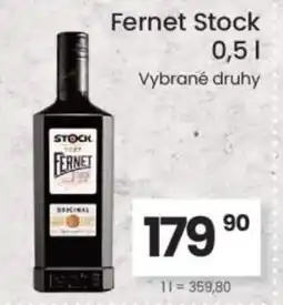 Kubík potraviny Fernet Stock nabídka