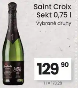 Kubík potraviny Saint Croix Sekt nabídka
