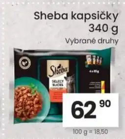 Kubík potraviny Sheba kapsičky nabídka