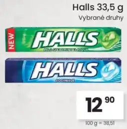 Kubík potraviny HALLS nabídka