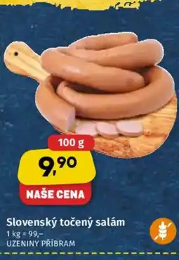 Coop Slovenský točený salám nabídka