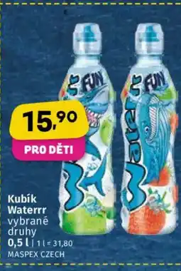 Coop Kubík Waterrr nabídka