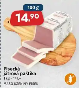 Coop Písecká játrová paštika nabídka