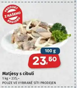 Coop Matjesy s cibulí nabídka