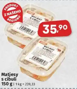 Coop Matjesy s cibulí nabídka
