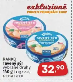 Coop RANKO Tavený sýr nabídka