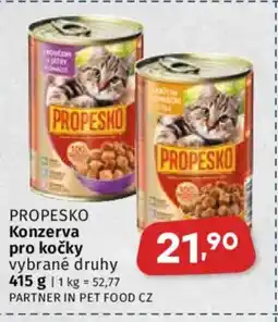Coop PROPESKO Konzerva pro kočky nabídka