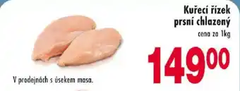 Kuřecí řízek prsní chlazený