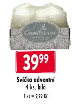 Astur&Qanto Svíčka adventní nabídka