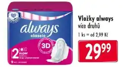 Astur&Qanto Vložky always nabídka