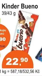 COOP DISKONT Kinder Bueno nabídka