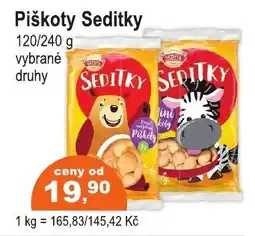 COOP DISKONT Piškoty Seditky nabídka