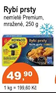 COOP DISKONT NOWACO Rybí prsty nabídka