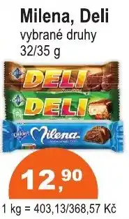 COOP DISKONT Milena, Deli nabídka