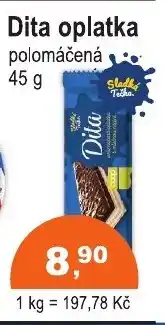 COOP DISKONT Dita oplatka nabídka