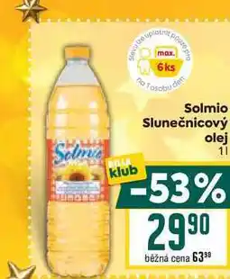 Billa Solmio Slunečnicový olej 1l nabídka