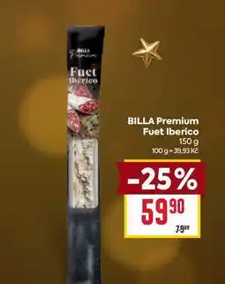 Billa BILLA Premium Fuet Iberico 150 g nabídka