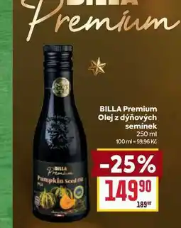 Billa BILLA Premium Olej z dýňových semínek 250 ml nabídka