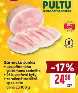 Billa Zámecká šunka 100g nabídka