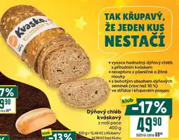 Billa Dýňový chléb kváskový z naší pece 400 g nabídka